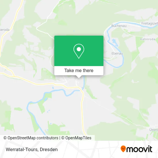 Карта Werratal-Tours