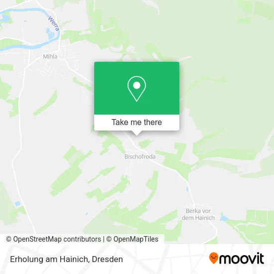 Карта Erholung am Hainich