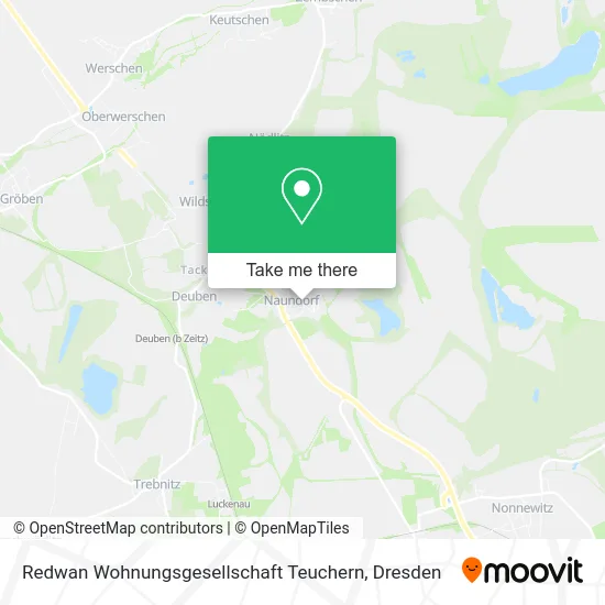 Карта Redwan Wohnungsgesellschaft Teuchern