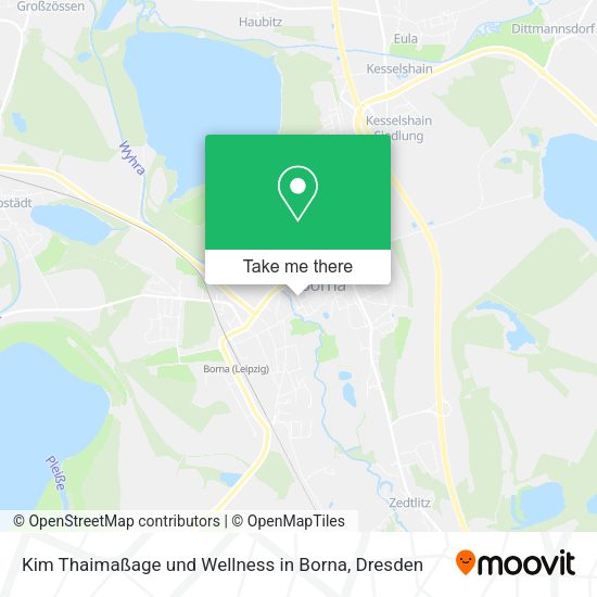 Карта Kim Thaimaßage und Wellness in Borna