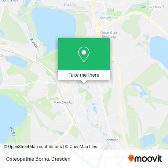 Карта Osteopathie Borna