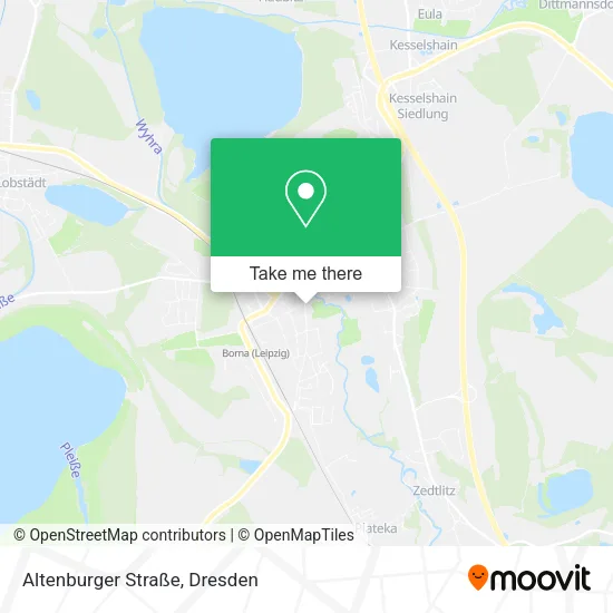 Карта Altenburger Straße