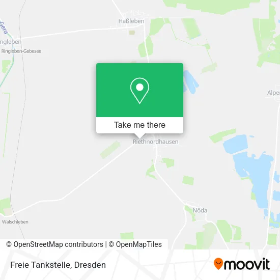 Карта Freie Tankstelle