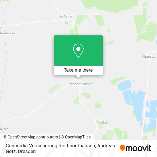 Карта Concordia Versicherung Riethnordhausen, Andreas Götz