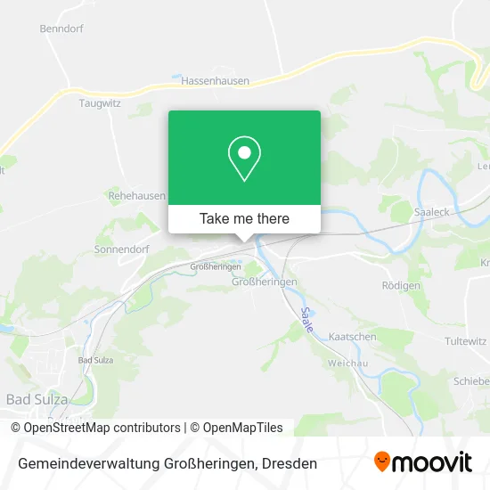Карта Gemeindeverwaltung Großheringen