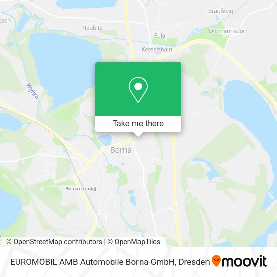 Карта EUROMOBIL AMB Automobile Borna GmbH