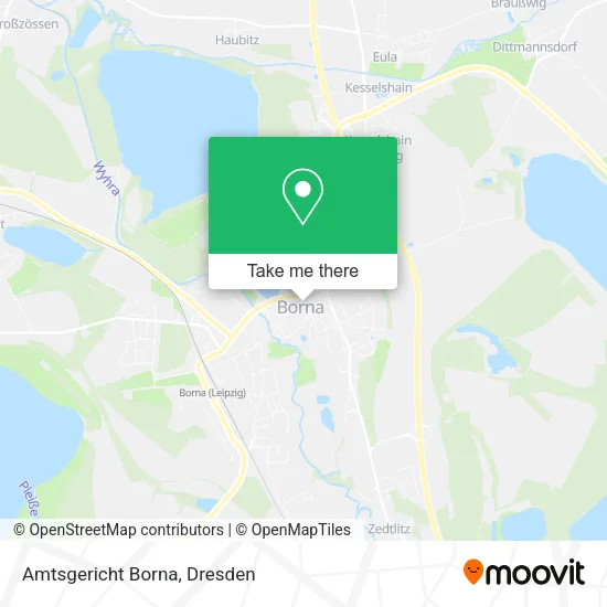 Карта Amtsgericht Borna