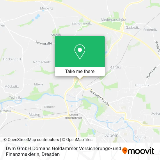 Карта Dvm GmbH Domahs Goldammer Versicherungs- und Finanzmaklerin