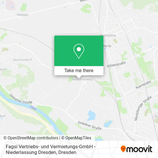 Карта Fagsi Vertriebs- und Vermietungs-GmbH - Niederlassung Dresden