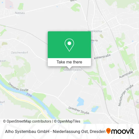 Карта Alho Systembau GmbH - Niederlassung Ost