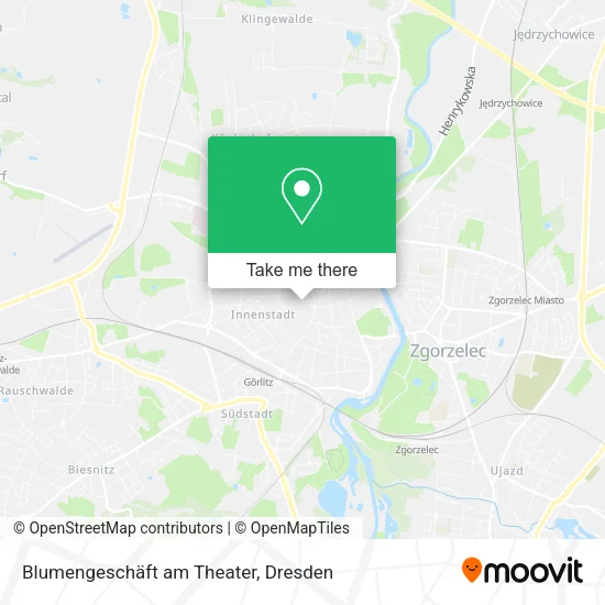 Карта Blumengeschäft am Theater