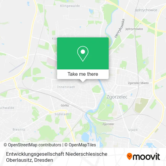 Карта Entwicklungsgesellschaft Niederschlesische Oberlausitz