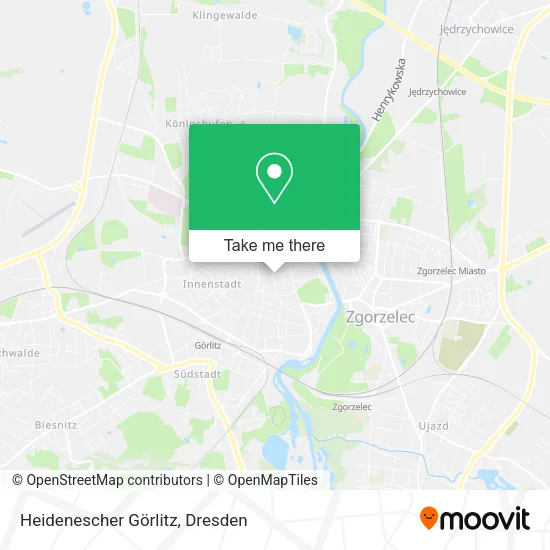 Карта Heidenescher Görlitz