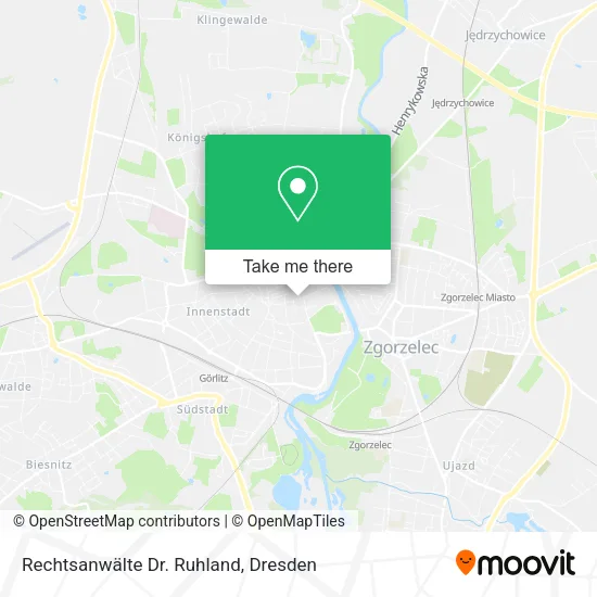 Rechtsanwälte Dr. Ruhland map