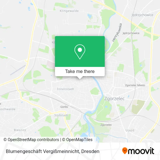 Карта Blumengeschäft Vergißmeinnicht