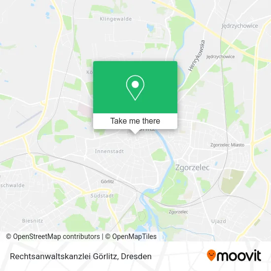 Карта Rechtsanwaltskanzlei Görlitz