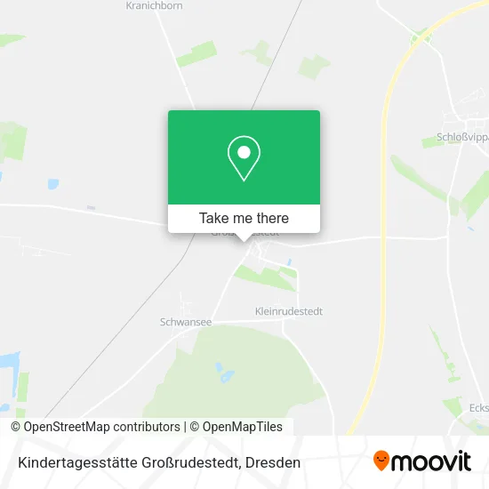 Карта Kindertagesstätte Großrudestedt