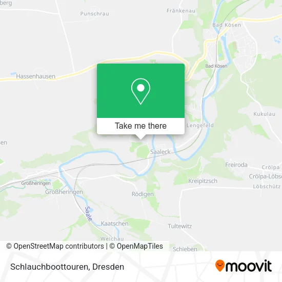 Карта Schlauchboottouren