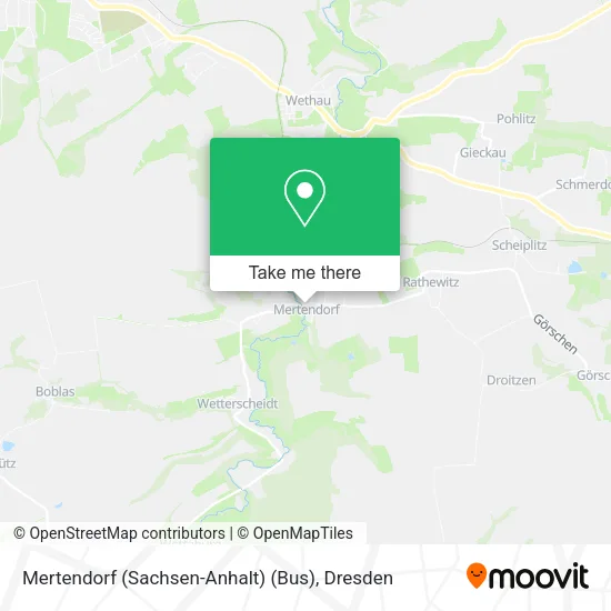 Карта Mertendorf (Sachsen-Anhalt) (Bus)