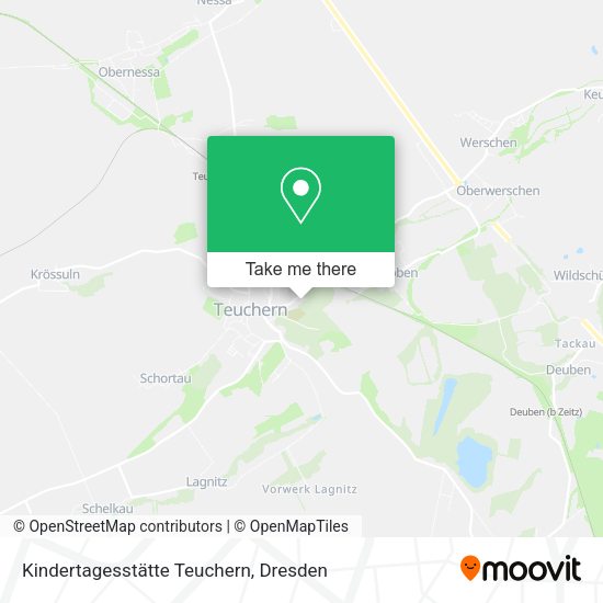 Карта Kindertagesstätte Teuchern