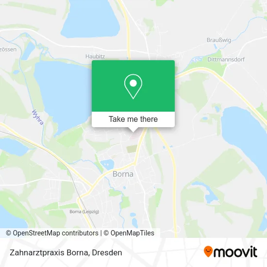 Карта Zahnarztpraxis Borna