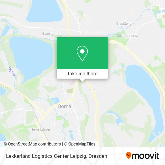 Карта Lekkerland Logistics Center Leipzig