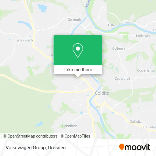 Карта Volkswagen Group