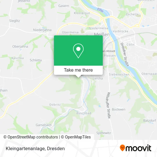 Карта Kleingartenanlage