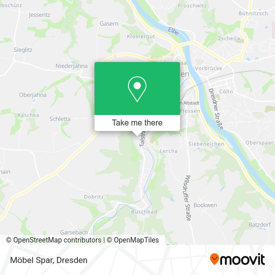 Карта Möbel Spar