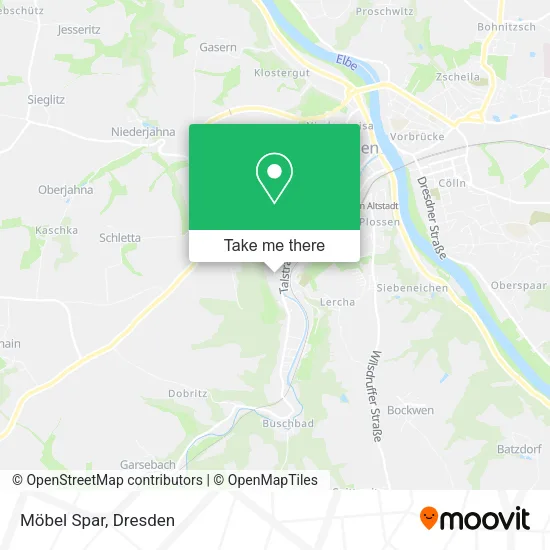 Карта Möbel Spar
