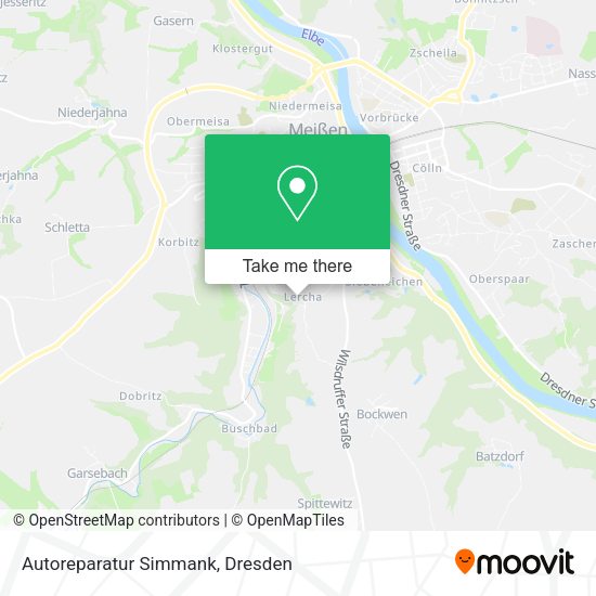 Карта Autoreparatur Simmank