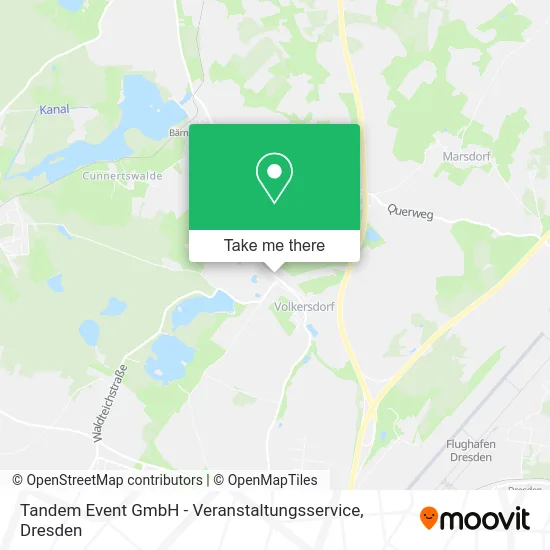 Карта Tandem Event GmbH - Veranstaltungsservice
