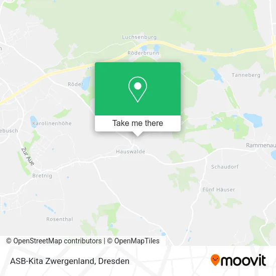 Карта ASB-Kita Zwergenland