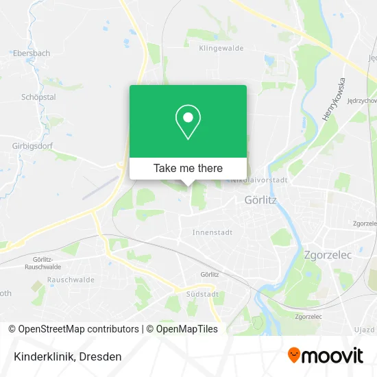 Карта Kinderklinik