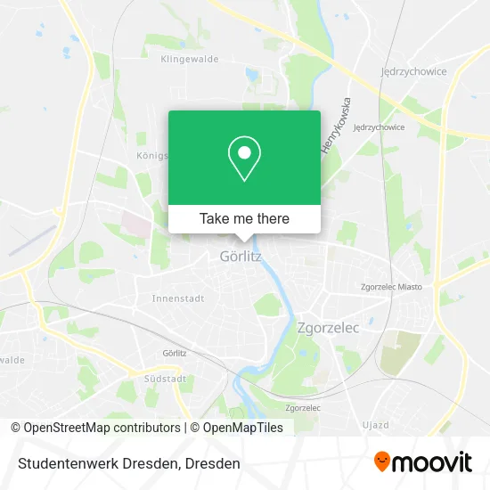 Карта Studentenwerk Dresden