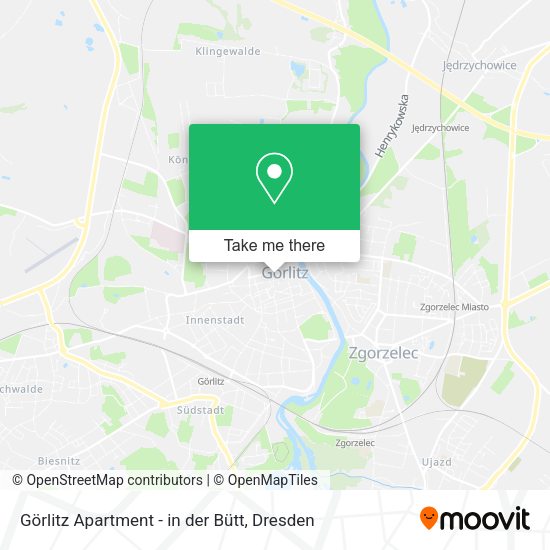 Карта Görlitz Apartment - in der Bütt