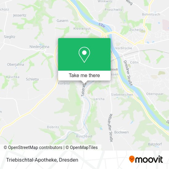 Карта Triebischtal-Apotheke