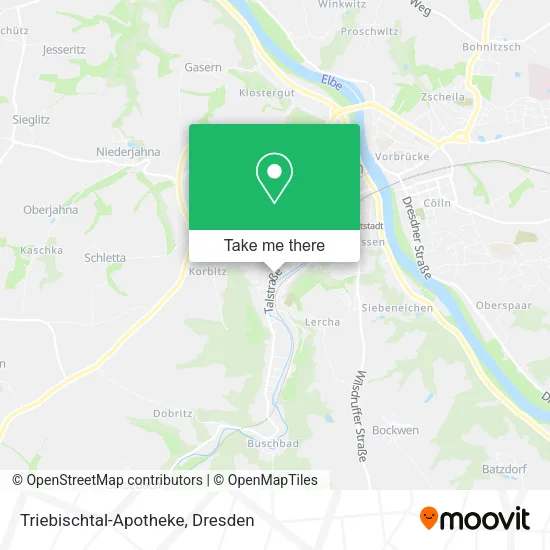 Карта Triebischtal-Apotheke