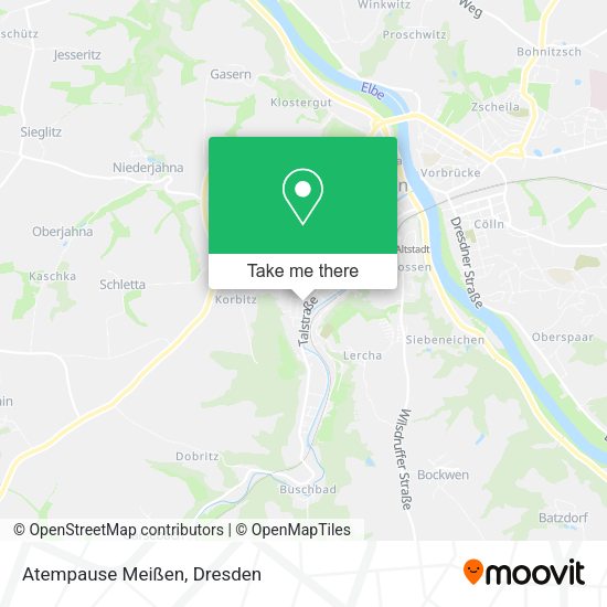 Карта Atempause Meißen