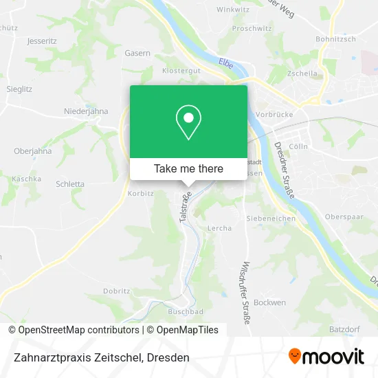 Карта Zahnarztpraxis Zeitschel