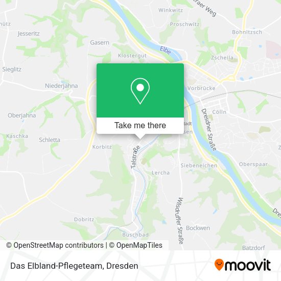 Карта Das Elbland-Pflegeteam
