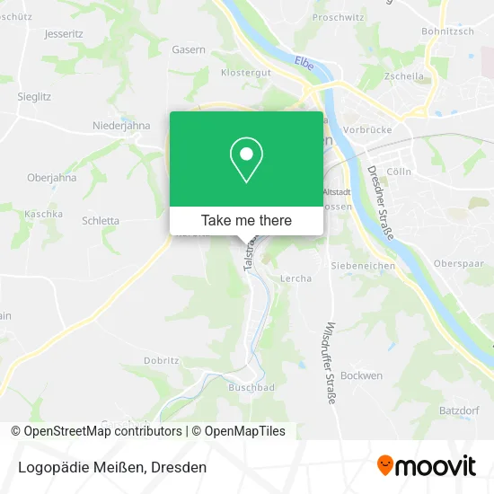 Карта Logopädie Meißen