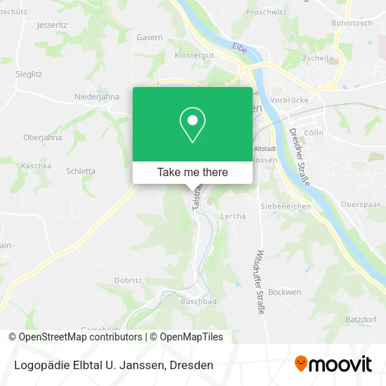 Карта Logopädie Elbtal U. Janssen