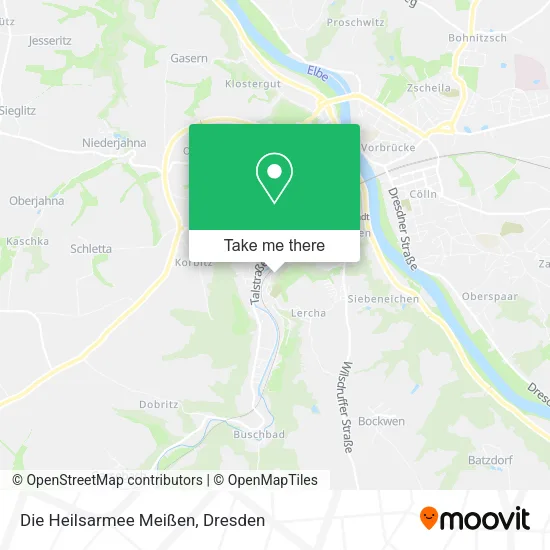 Карта Die Heilsarmee Meißen