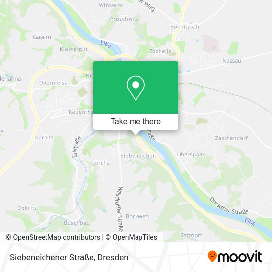 Карта Siebeneichener Straße