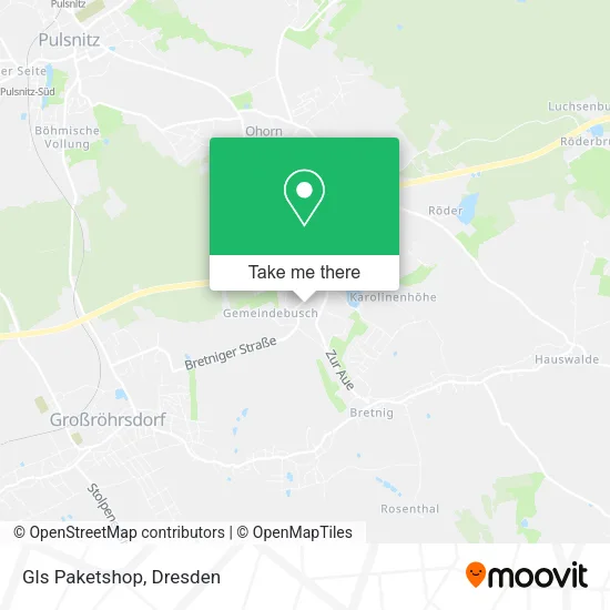Карта Gls Paketshop