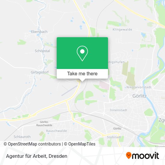 Карта Agentur für Arbeit