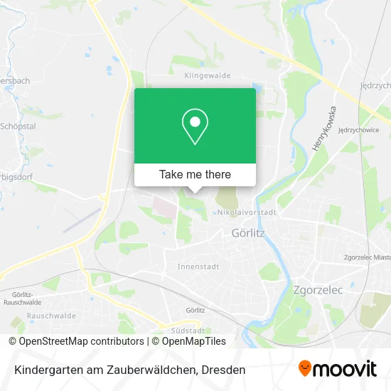 Карта Kindergarten am Zauberwäldchen