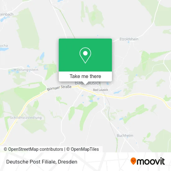 Карта Deutsche Post Filiale