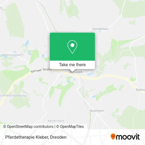 Карта Pferdetherapie Kleber